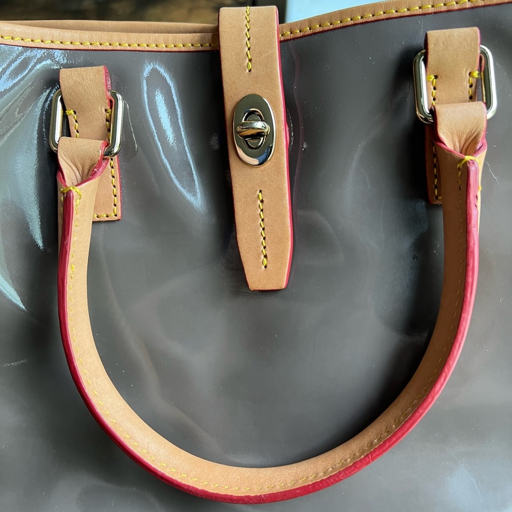 Dooney & Bourke Patent Claremont Dover Tote - Picture 13 of 13